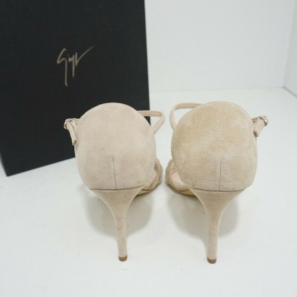 Giuseppe Zanotti Crystal Embellished Heel Sandals - Picture 8 of 12